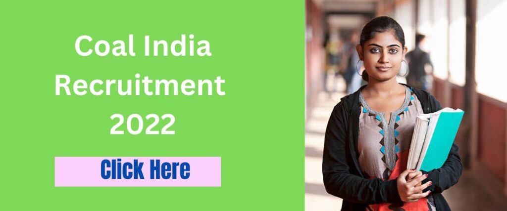 coal india recruitment 2022